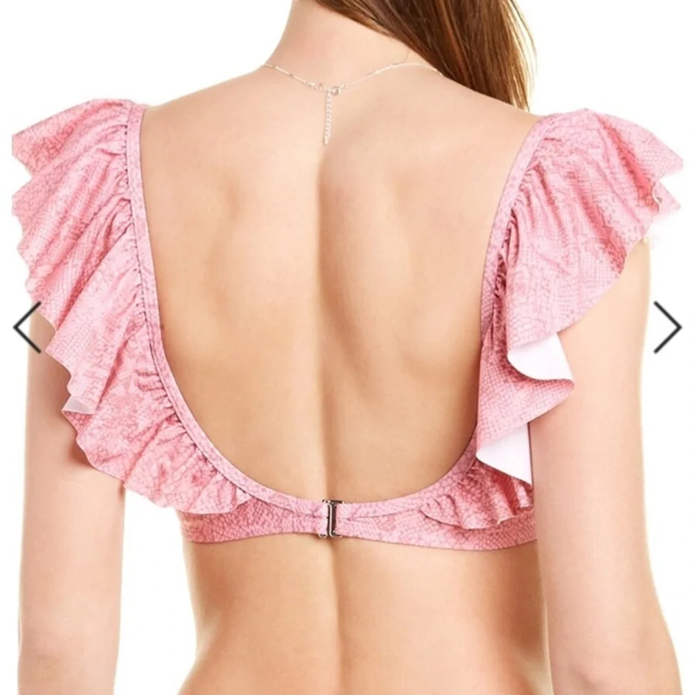 Splendid Ruffle Bralette Top size small